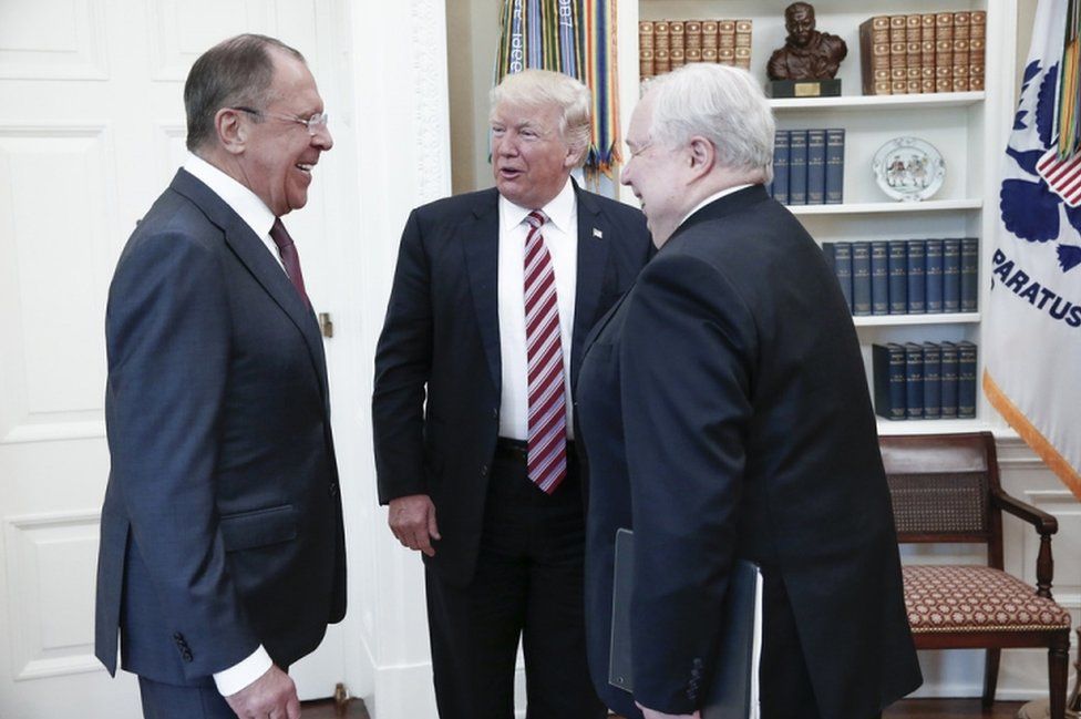 Trump meeting with Russians