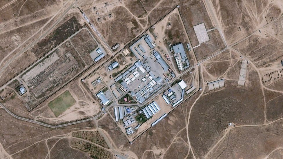 DigitalGlobe satellite imagery of a the Salt Pit outside Kabul, Afghanistan - an isolated clandestine CIA black site prison and interrogation centre