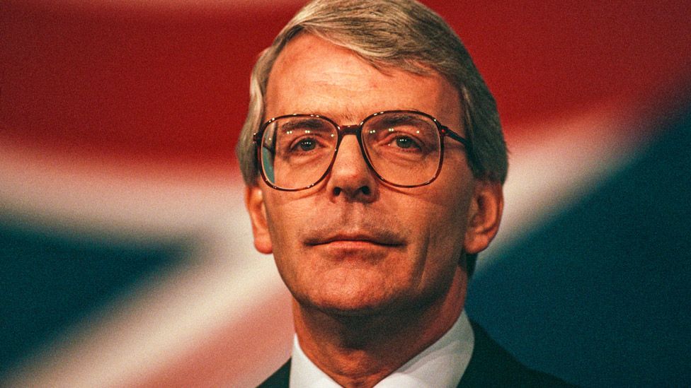 Sir John Major in 1992