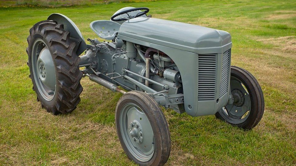 Old style tractor