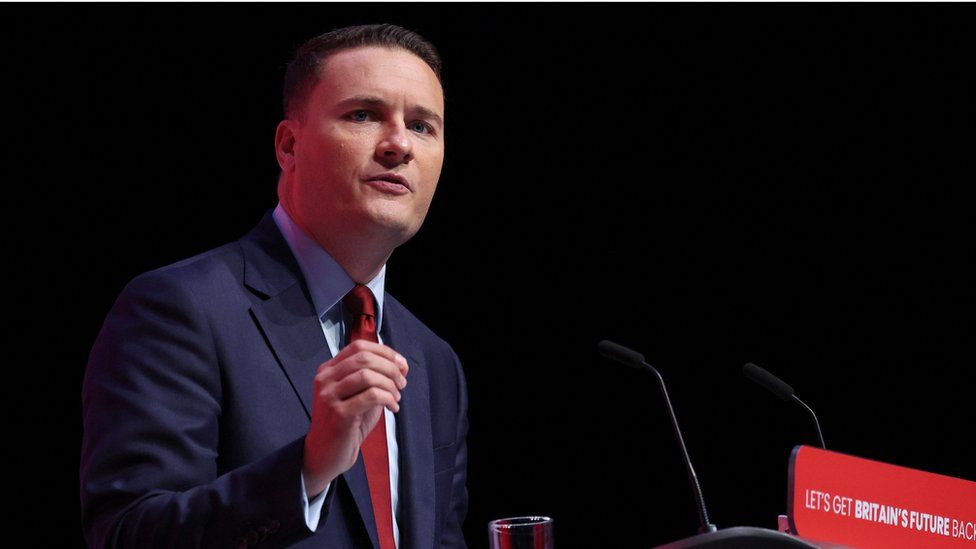Wes Streeting at the Labour Party's annual conference
