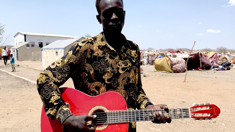 Man with a guitar