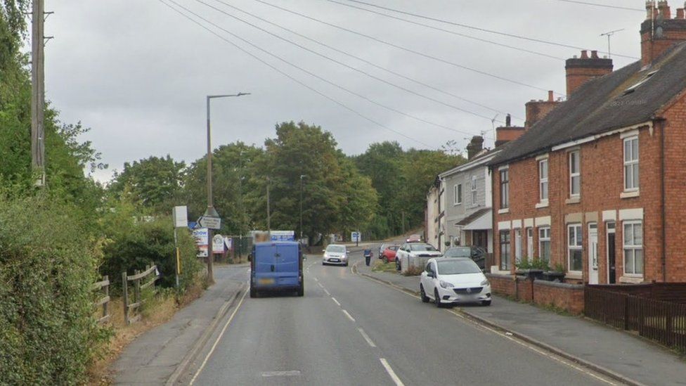 Swadlincote Police appeal after family splashed by car BBC News