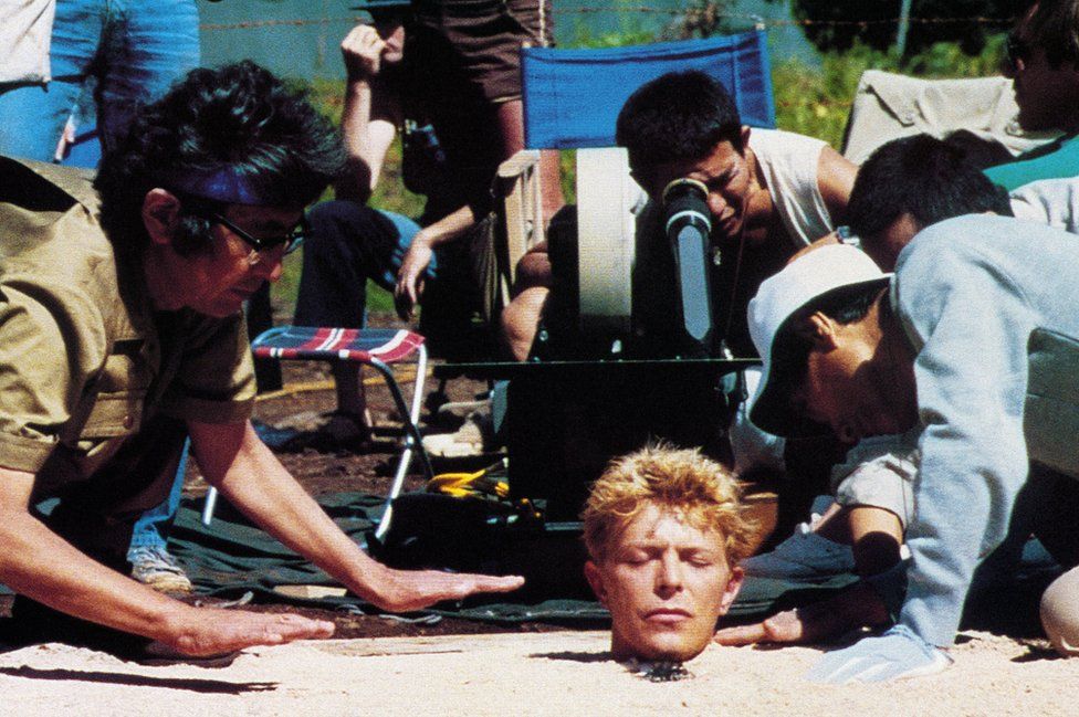 David Bowie on location in New Zealand for the 1983 film directed by Nagisa Oshima