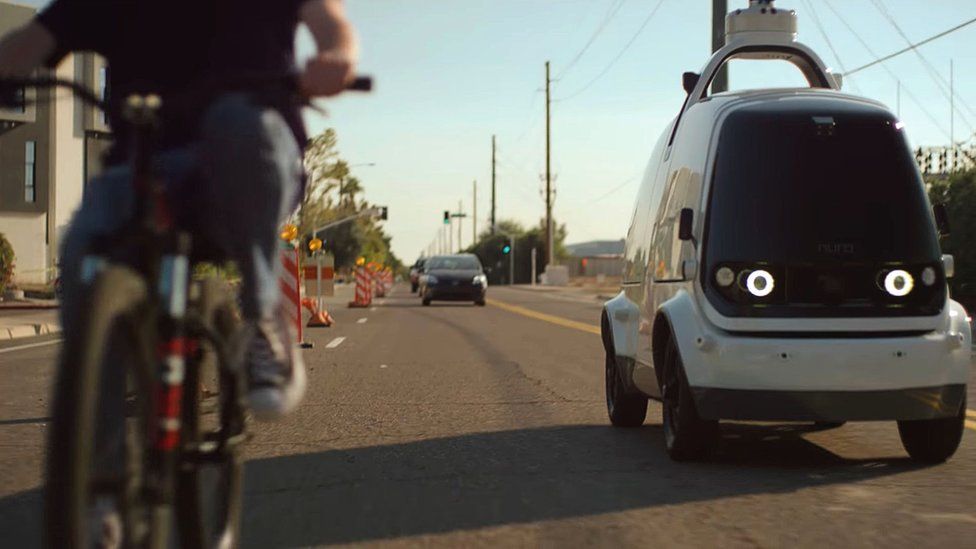 Nuro Set To Be California S First Driverless Delivery Service Bbc News