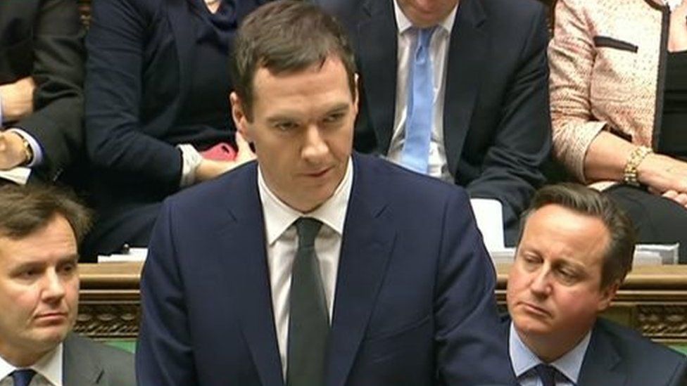 George Osborne yn cyflwyno ei adolygiad ddydd Mercher