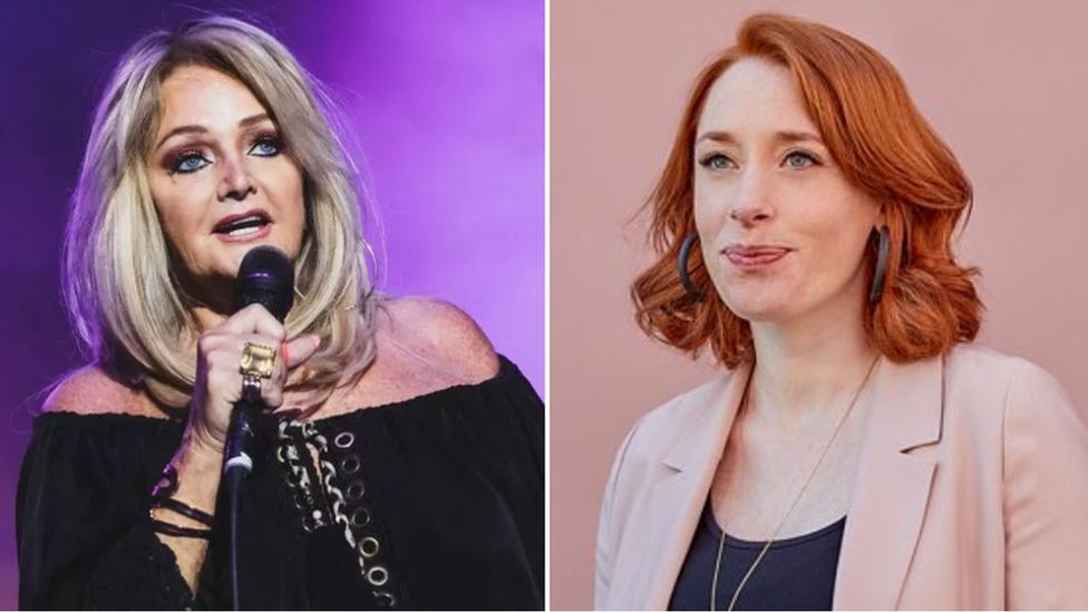 Bonnie Tyler and Hannah Fry