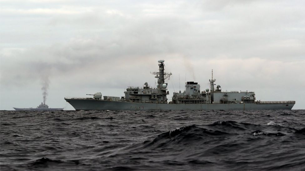 Russian Warships Pass Through English Channel Bbc News