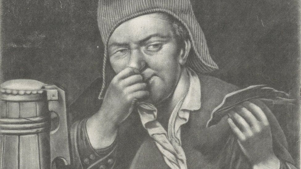 Picture from 1680 depicting smell