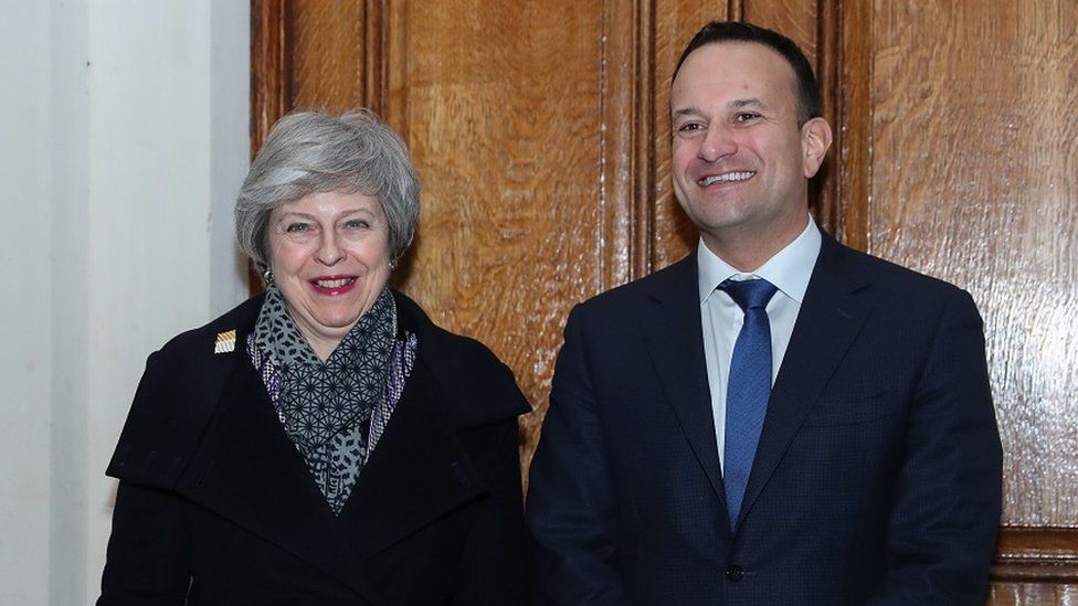 Theresa May and Leo Varadkar