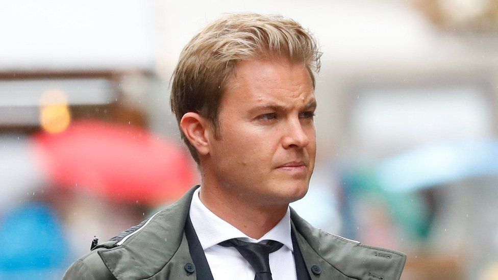 Retired former Formula One driver Nico Rosberg arrives to attend Niki Lauda's funeral ceremony at St Stephen's cathedral in Vienna, Austria