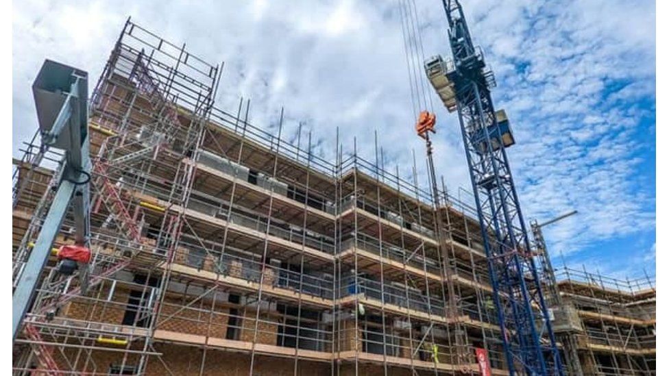 Albion Street council homes being built in Southwick