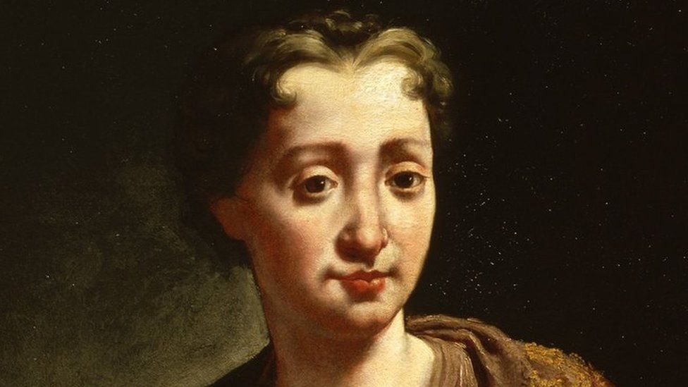 Self portrait of Giulia Lama