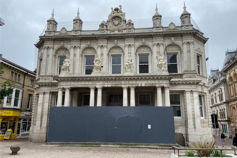 The former Post Office on Ipswich's Cornhill