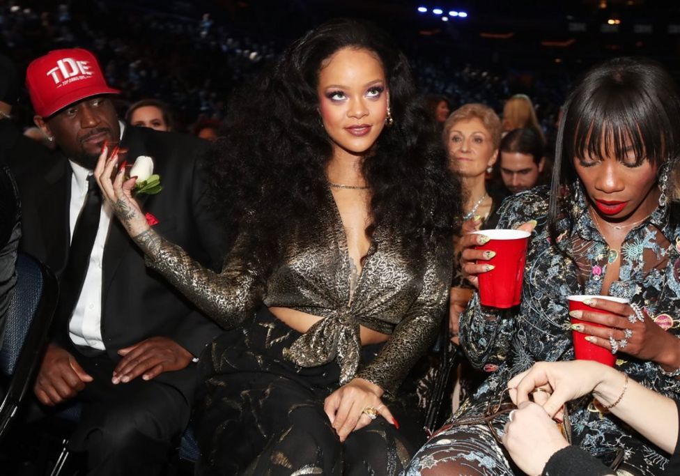 Rihanna at the Grammys