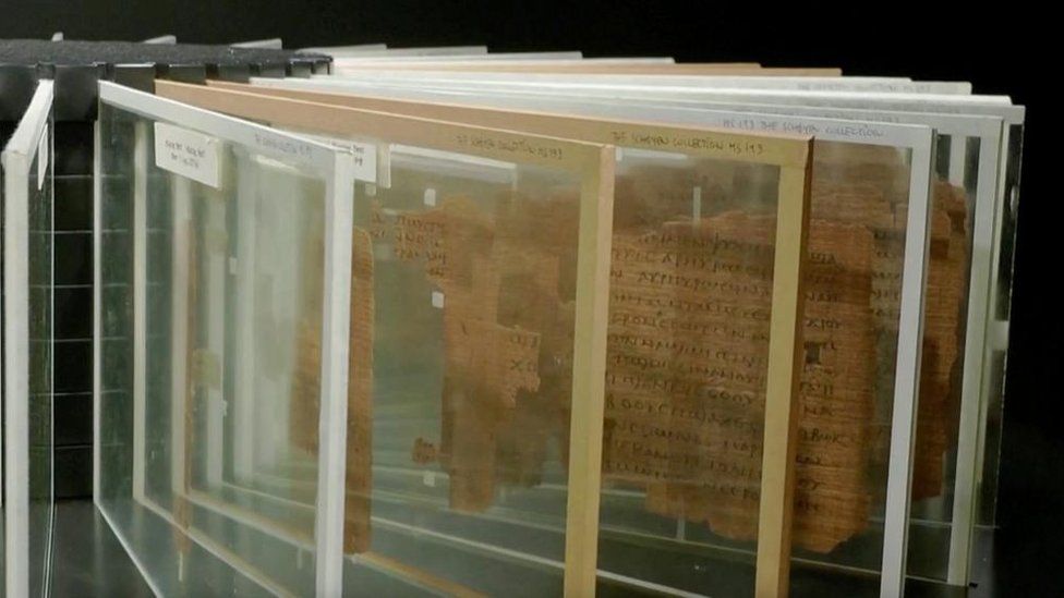The codex was written in Coptic on papyrus around 250-350 AD