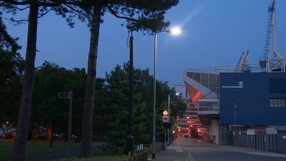 Former red light district by Ipswich Town Football Club