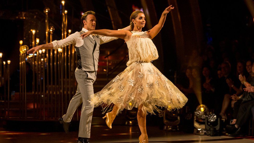 Louise Redknapp with dance partner Kevin Clifton