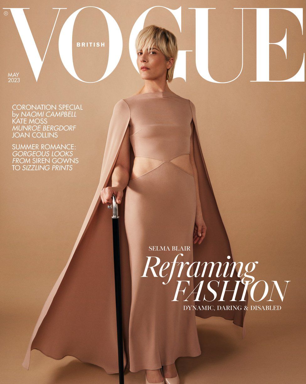 Selma Blair on the cover of British Vogue