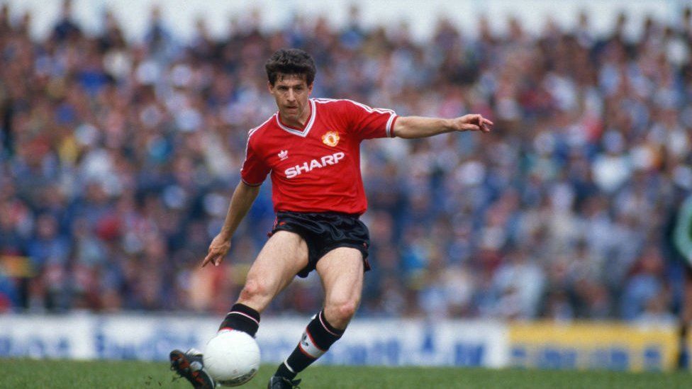 04 May 1987, London, Football League Division One, Tottenham Hotspur v Manchester United, Colin Gibson of Manchester United.