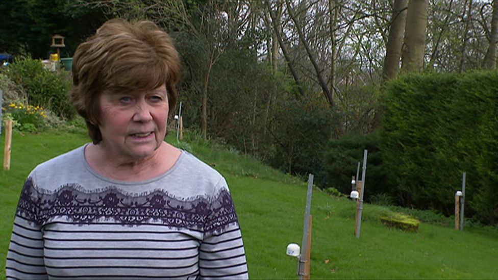 Two homes in Baildon to be demolished due to railway landslip - BBC News