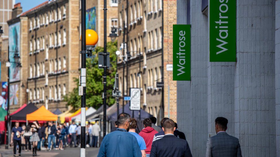 Waitrose store on high street