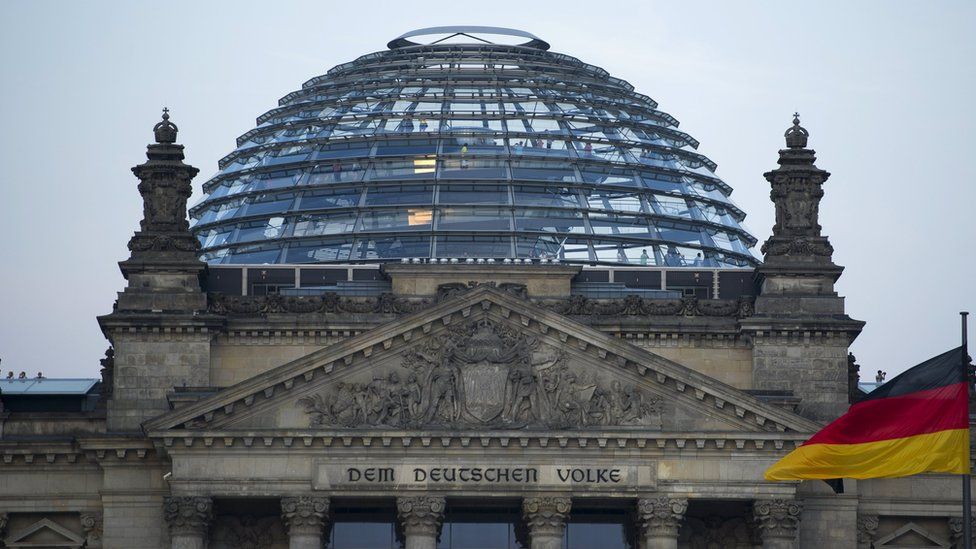 Reichstag Buildin in Berlin