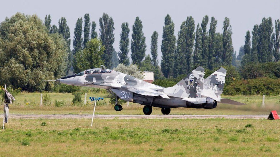 A MiG-29 fighter