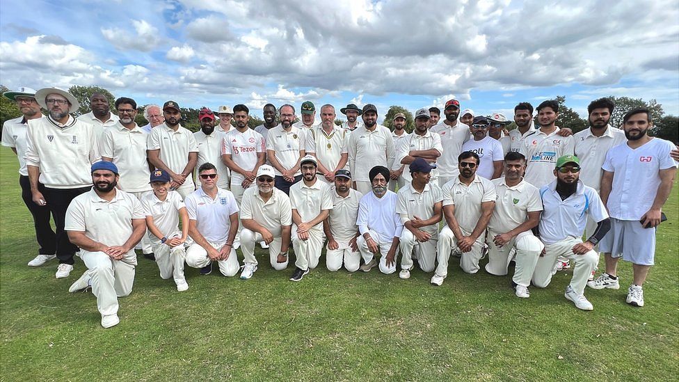 Cricketers at an interfaith tournament in Chelmsford