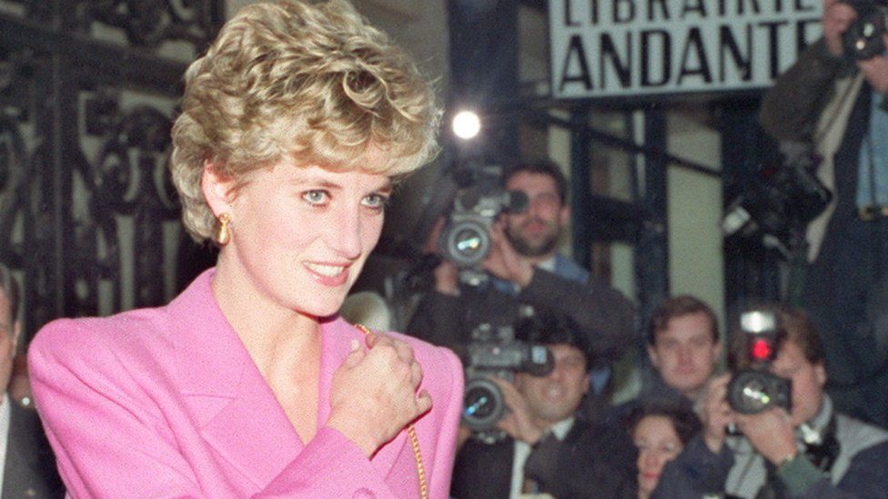 Princess Diana in Paris, 1992