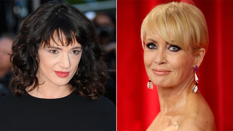 L to R: Asia Argento and Lysette Anthony