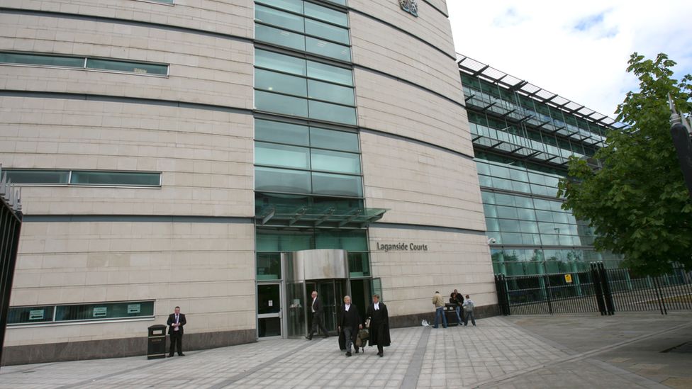 Exterior view of the Laganside Courthouse in Belfast city centre