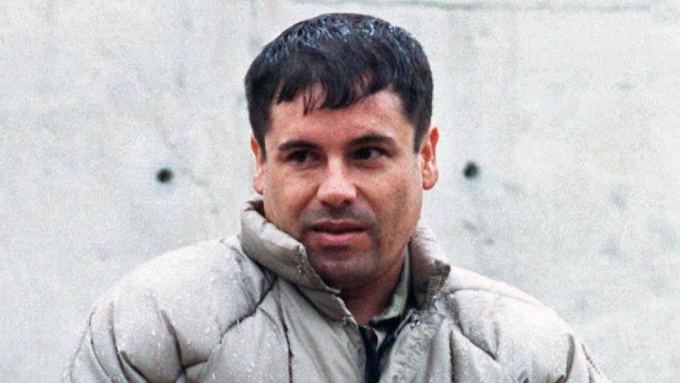Joaquin Guzman Loera, Known as "El Chapo" is pictured on July 10, 1993 at La Palma prison in Almoloya of Juarez, Mexico after being apprehended by the authorities.