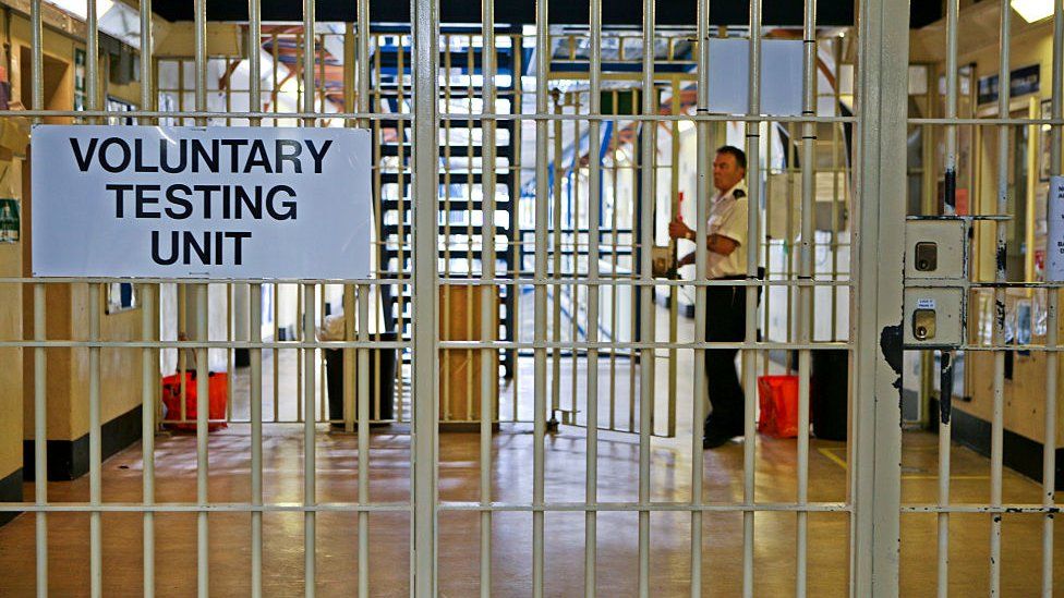 Voluntary drug testing centre at Wandsworth prison