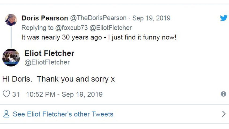 Doris Pearson and Eliot Fletcher correspond