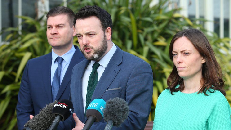 Colum Eastwood and SDLP colleagues