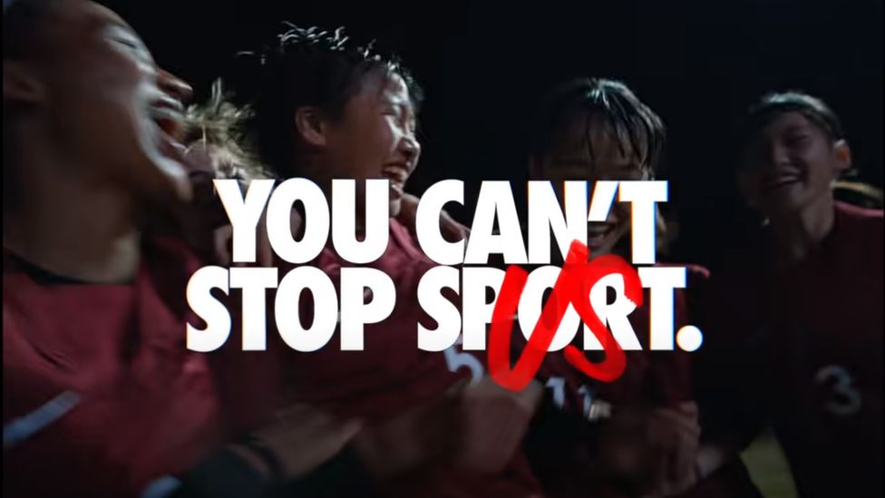 nike womens soccer video