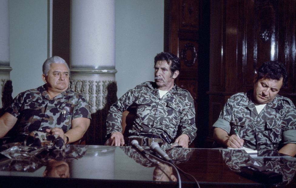 Efrain Rios Montt announces his coup in March 1982
