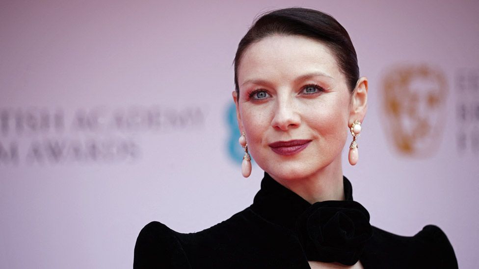 Caitriona Balfe at the 2022 Bafta Film Awards