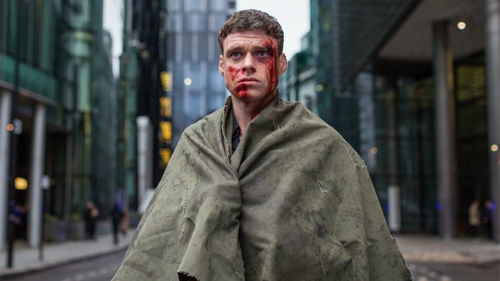 Richard Madden as David Budd in the finale of Bodyguard