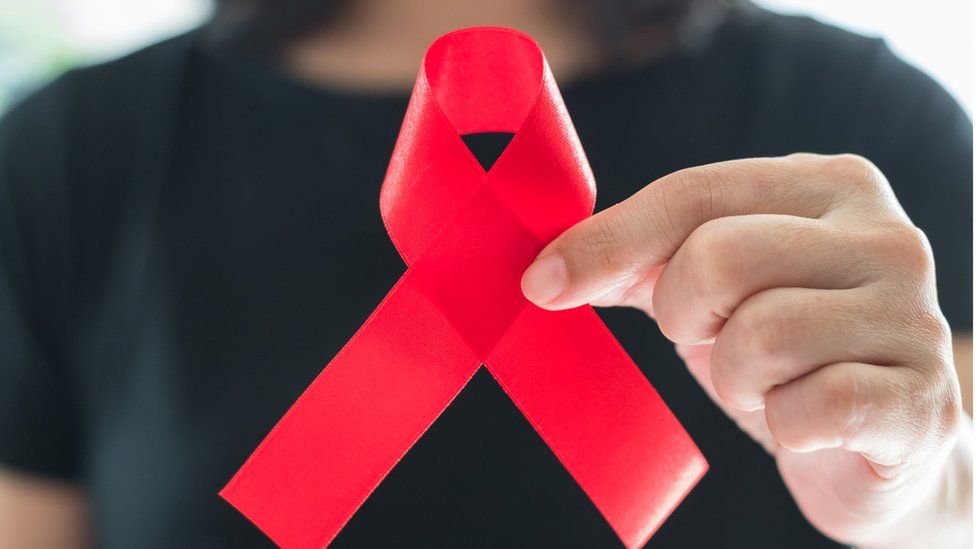 AIDS red ribbon symbol