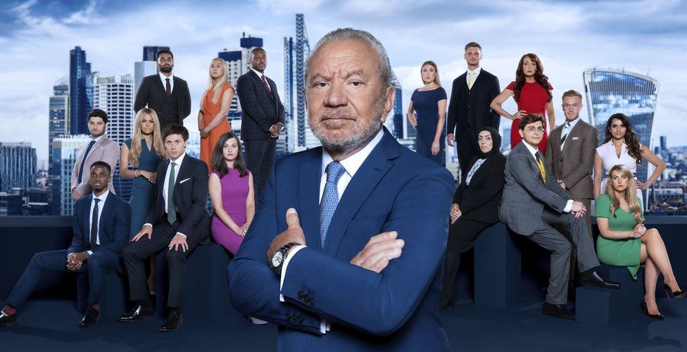Lord Sugar with the new Apprentice candidates