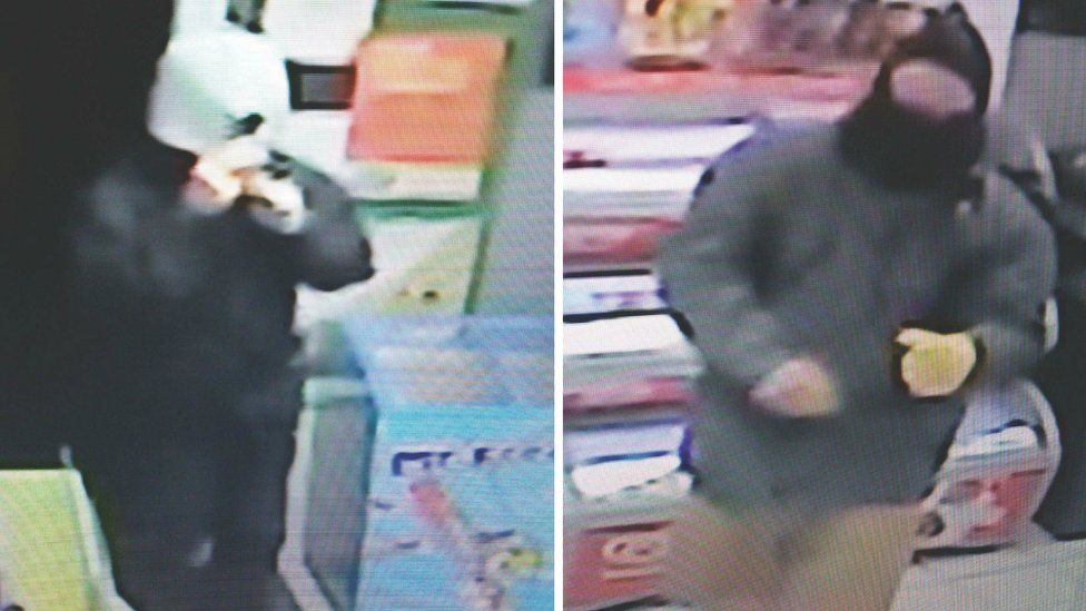 CCTV images of robbery