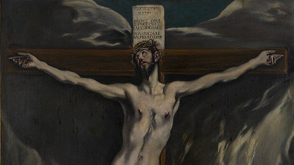 Auckland Castle's El Greco "Christ on the cross"