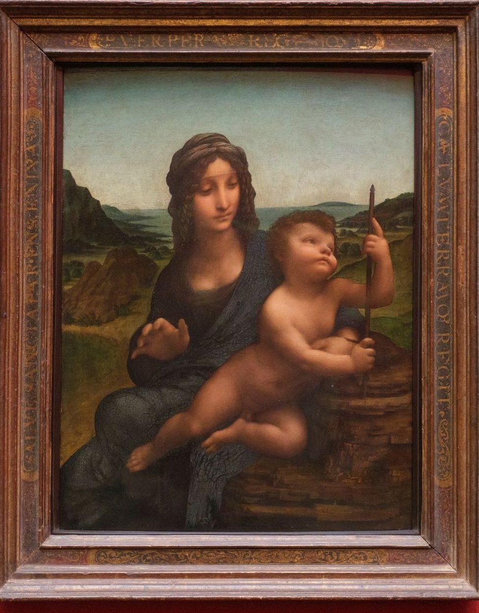 The Madonna of the Yarnwinder is now on display in the National Gallery of Scotland