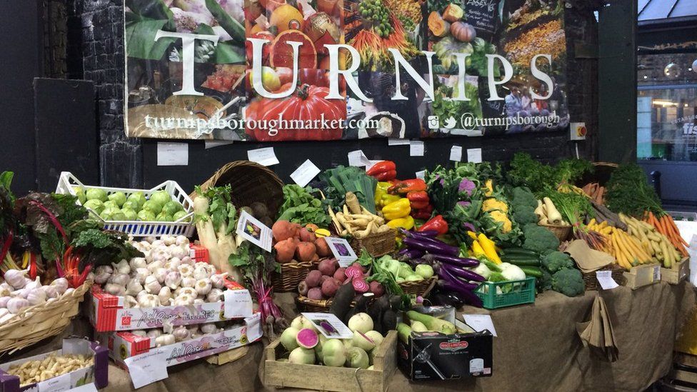 Mr Foster's fruit and vegetable stall