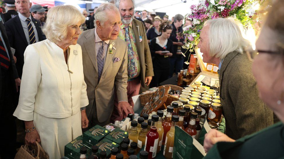 Prince Charles and the Duchess of Cornwall at the Royal Cornwall Show