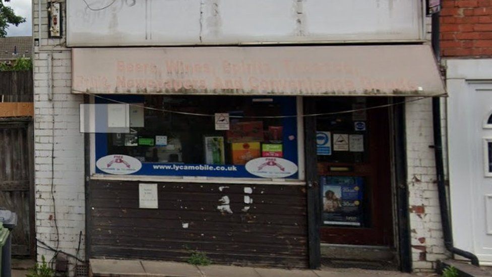The Jyot off-licence on Willenhall Road, Wolverhampton