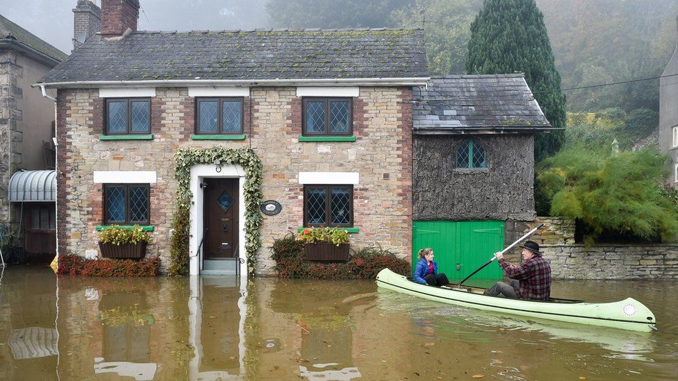Flooding in Lower Lydbrook