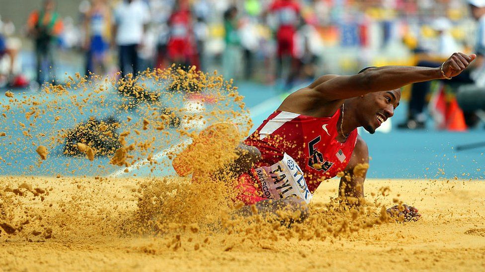 Olympic Long Jump Landing